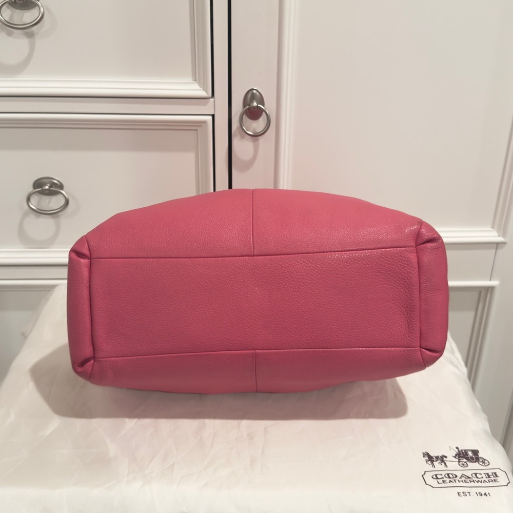💖 SOLD - Coach Madison Phoebe Pink Leather Hobo Shoulder Bag - Picture 6 of 17